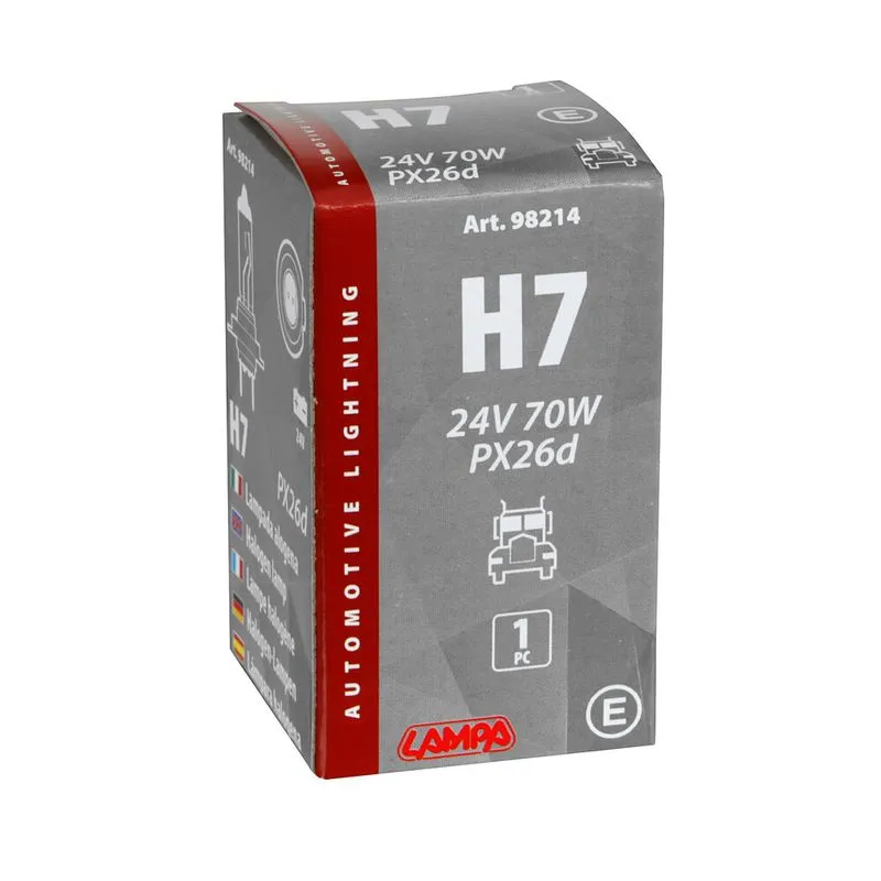 Lampa H7 24v 70w Px26d Kuti