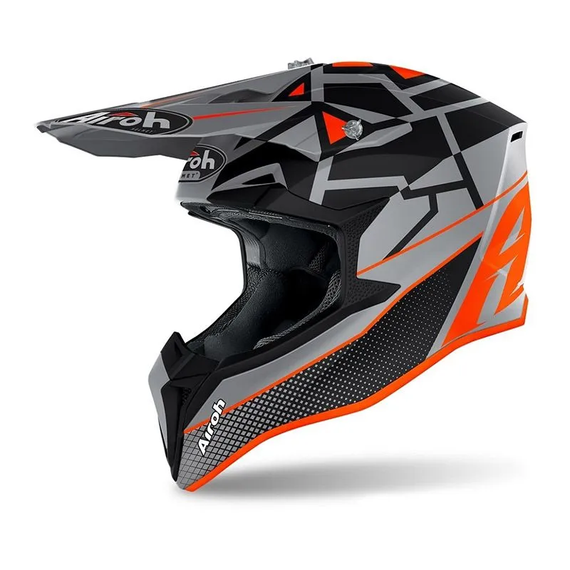 Helmet Motorri Wraap Mood Orange Xxl