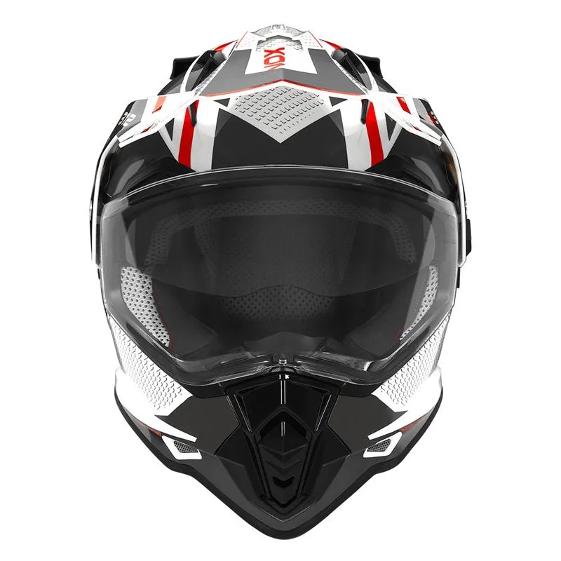 Helmete N312 Drone Bardhe-zi L