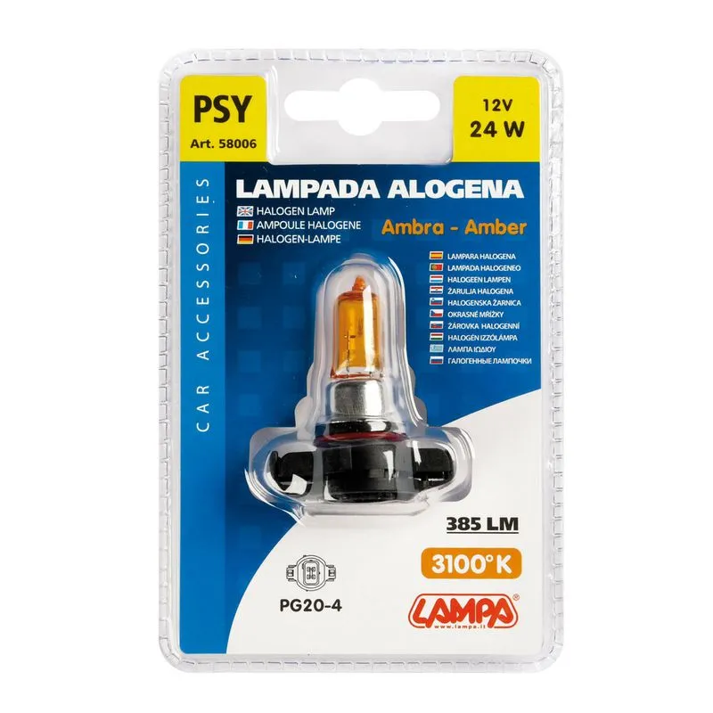 Lampa Motorri 12v 24w Pg20-4 Blister