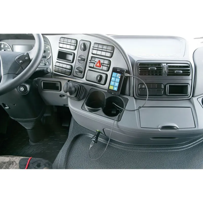 Mbushes Usb Auto 1000 Ma 12/24v 