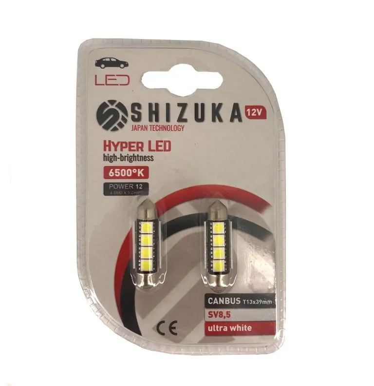 Lampa Hyper-led 12v 6500k Canbus 4smd Sv 8.5 
