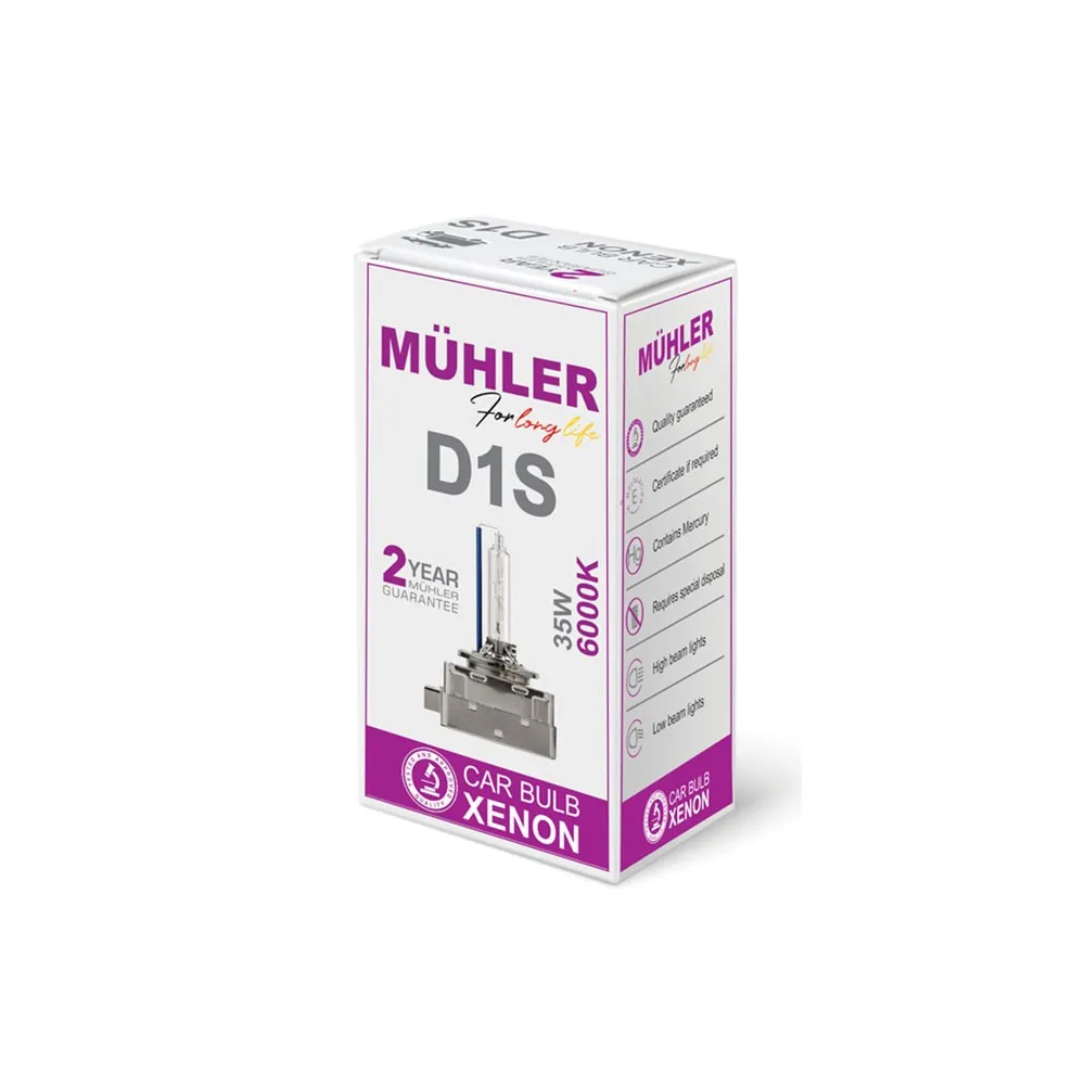 Lampa D1s 6000k Kuti  Muhler