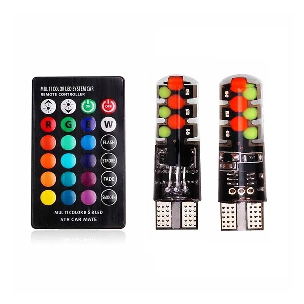 Lampa Led 12v Me Kontroller Rgb T10 