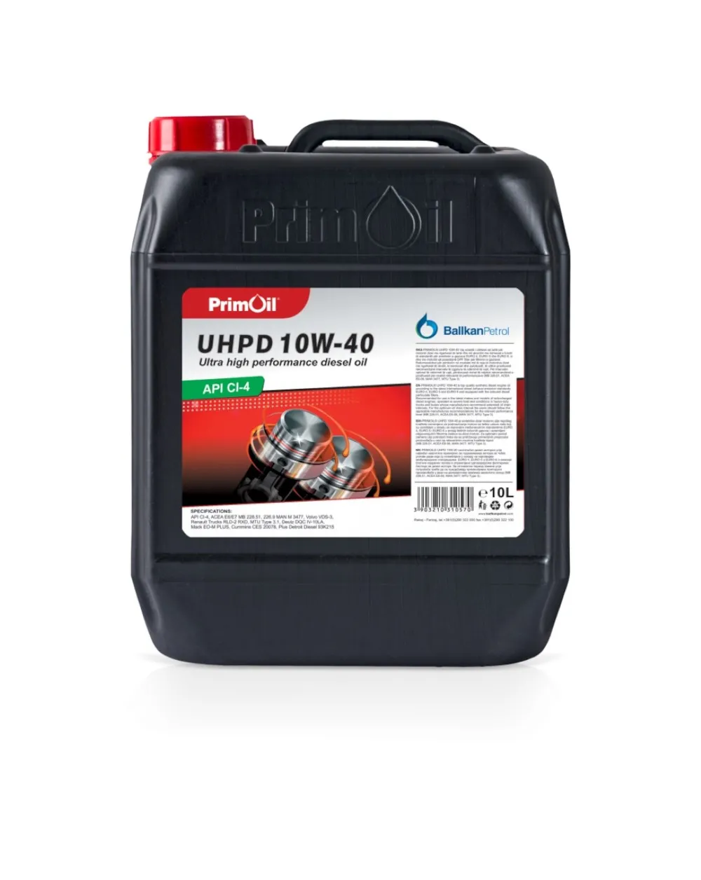 Vaj Primoil 10w-40 Uhpd 10l