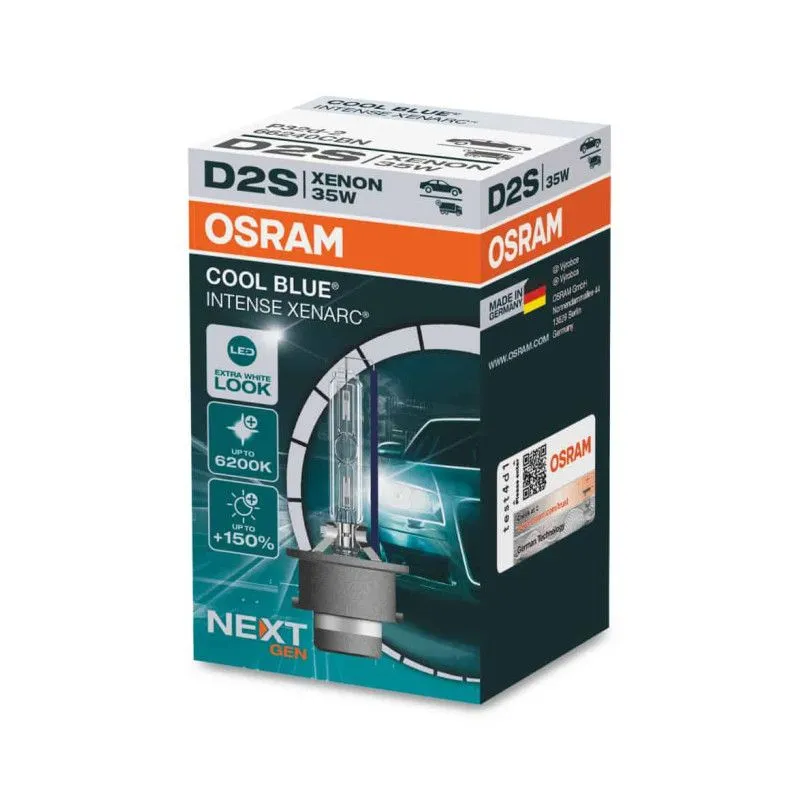 Lampa D2s 12v/24v 35w +150% 6200k Cool Blue Intense ®