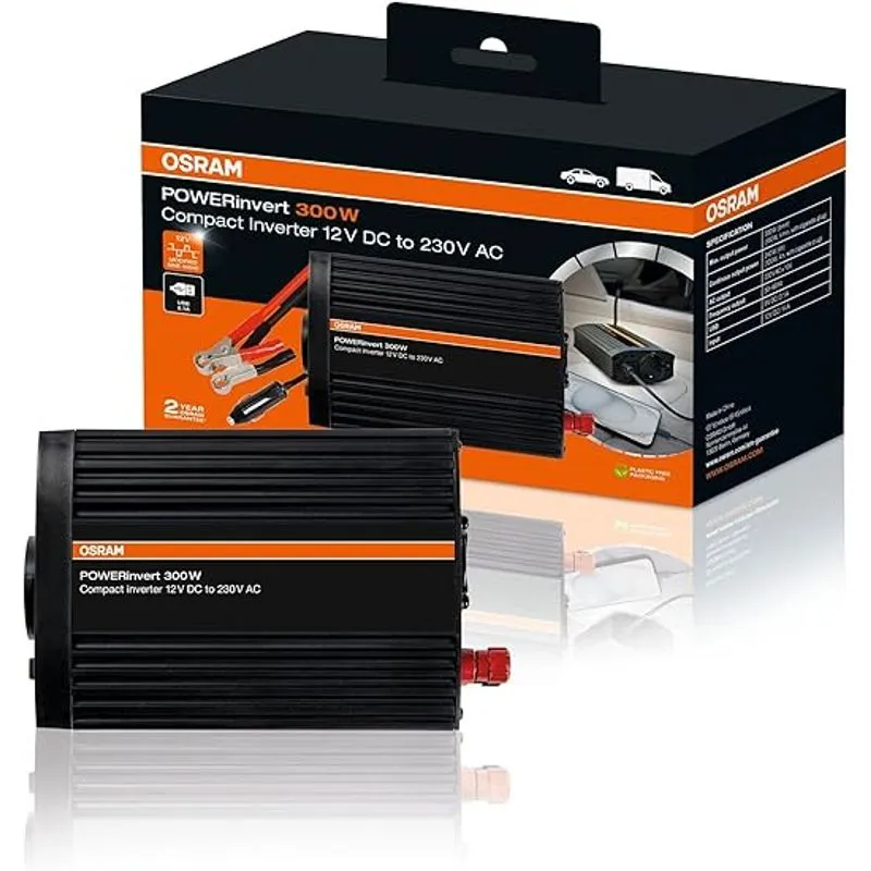 Invertor 300w 12v To 230v Mbushje Loptop Etj view 2