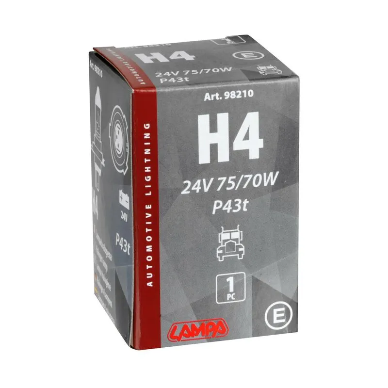 Lampa H4 24v P43t Kuti 