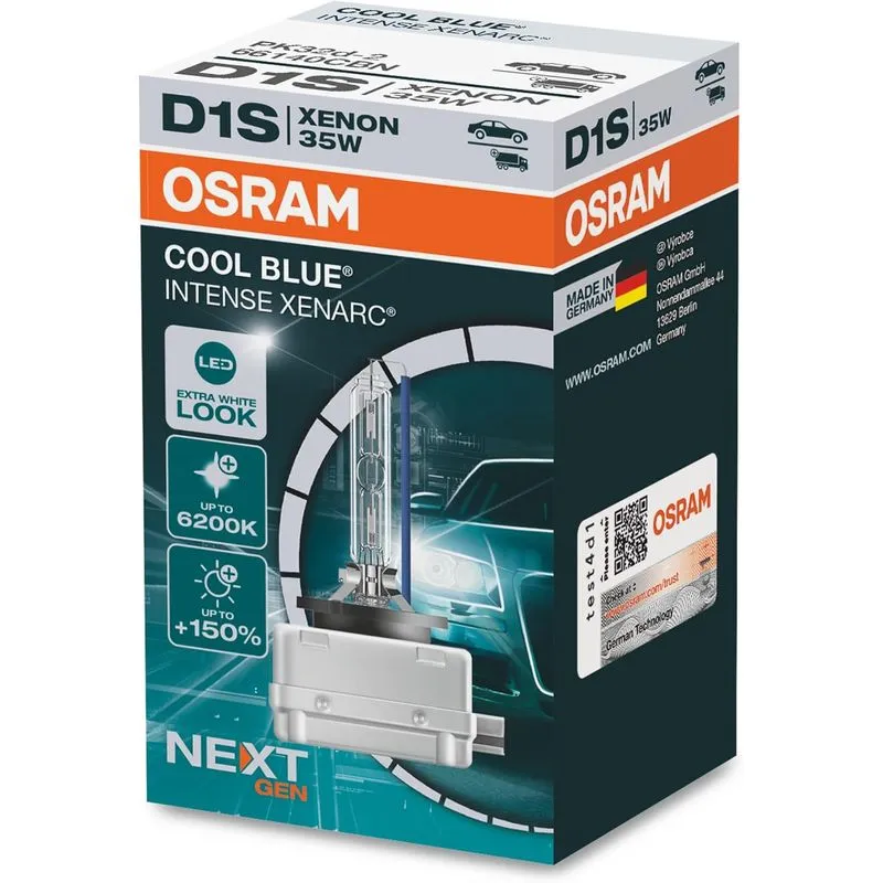 Lampa D1s 12v/24v 35w +150% 6200k Cool Blue Intense ®