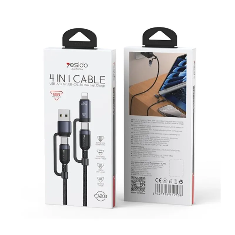 Kabllo 4 Ne 1 Type-c Iphone Usb view 2