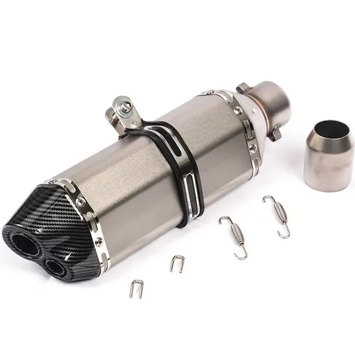 Auspuh Sportiv Per Motoçiklete Pa943 – 40cm – Gri/carbon