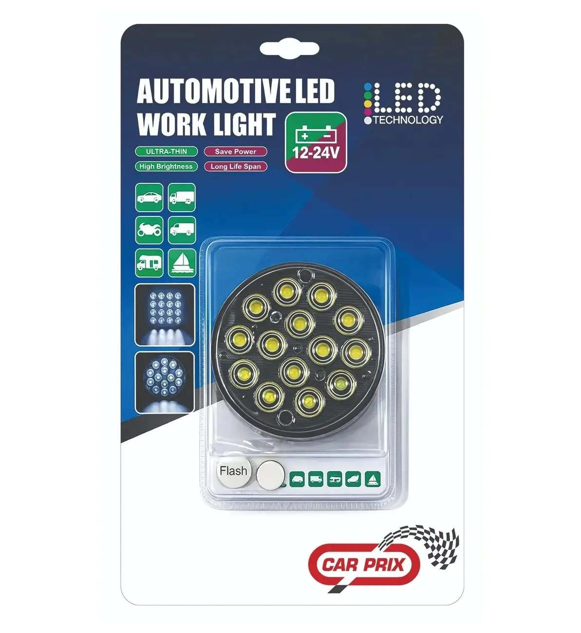 Reflektor Led 12-24v 14led