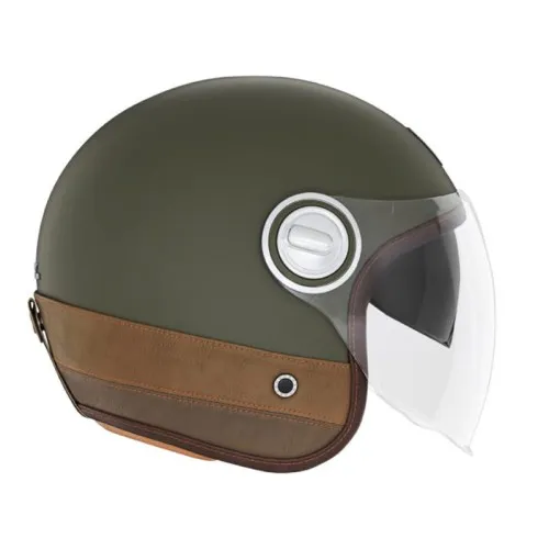 Helmete Heritage Khaki/leather Brown