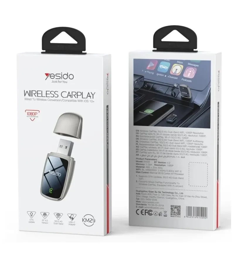 Adapter Wireless Carplay Type-c