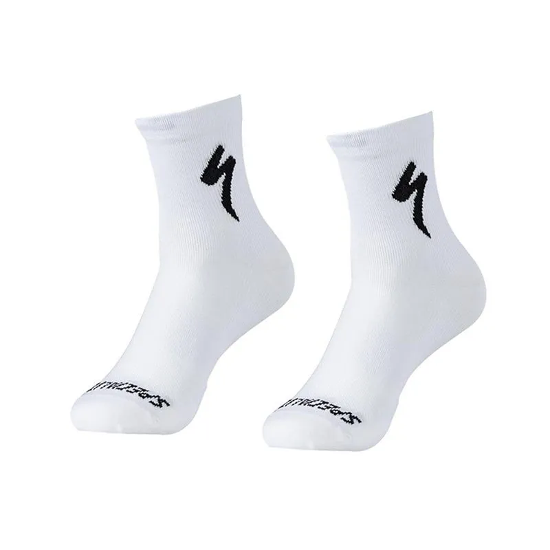 Qorape Biciklete Soft Air Mid Sock Wht/blk M 64721-2753
