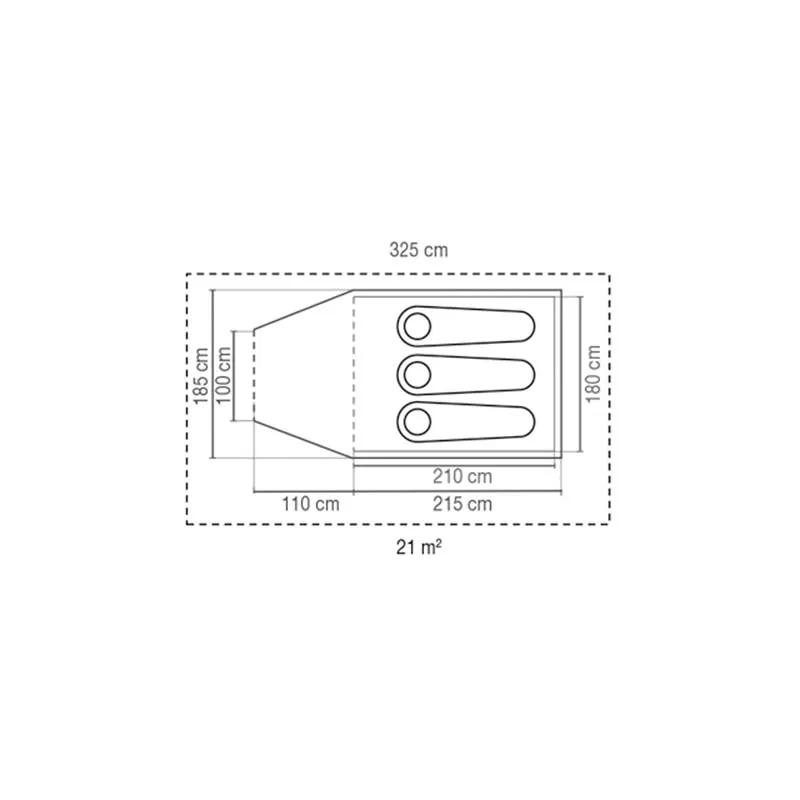 Tende 3 Persona Darwin Plus 169860