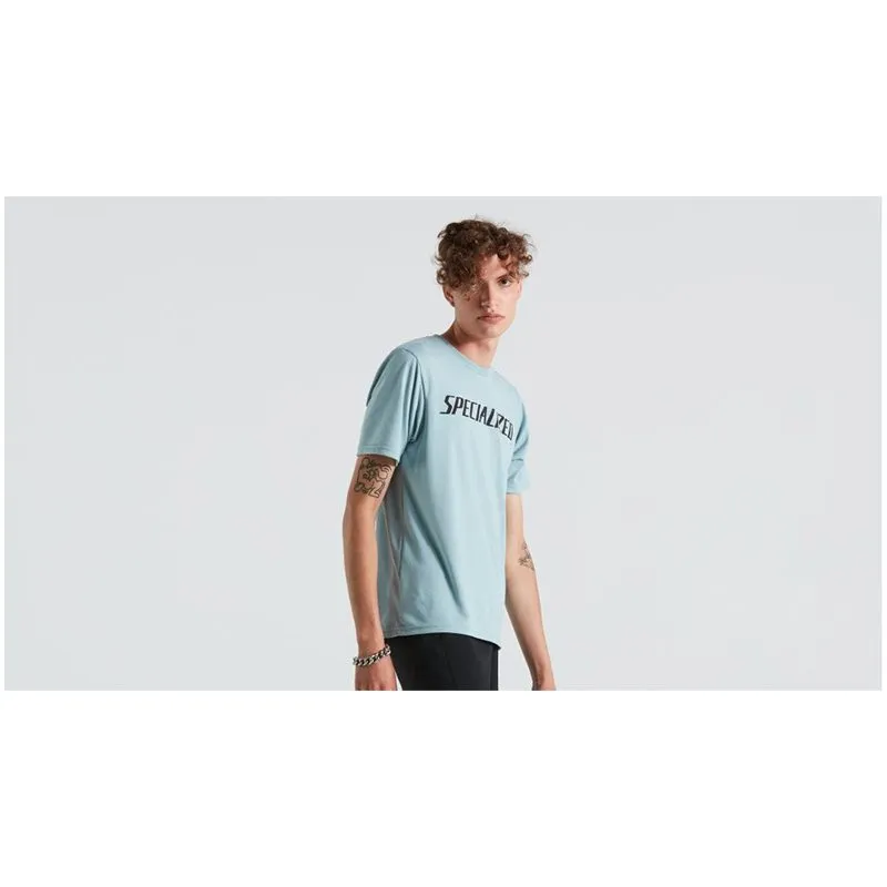 Maice Wordmark Tee Ss Men Arctblu M 64622-3603