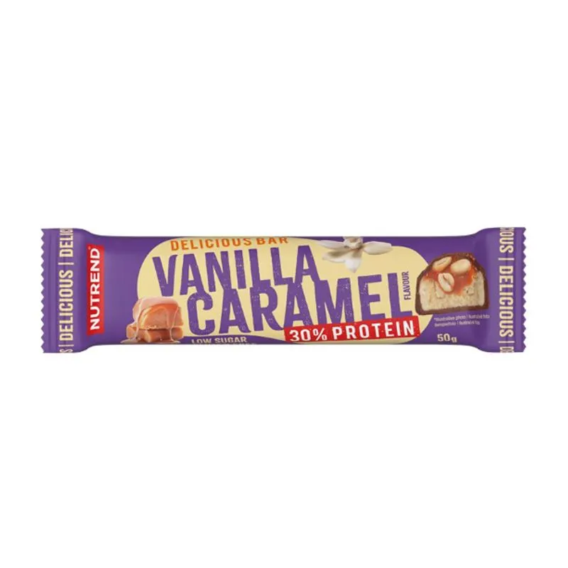 Delicious Bar 50g Vanilla + Karamel