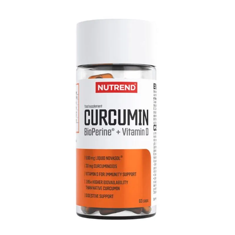 Curcumin + Bioperine + Vitamin D 60caps