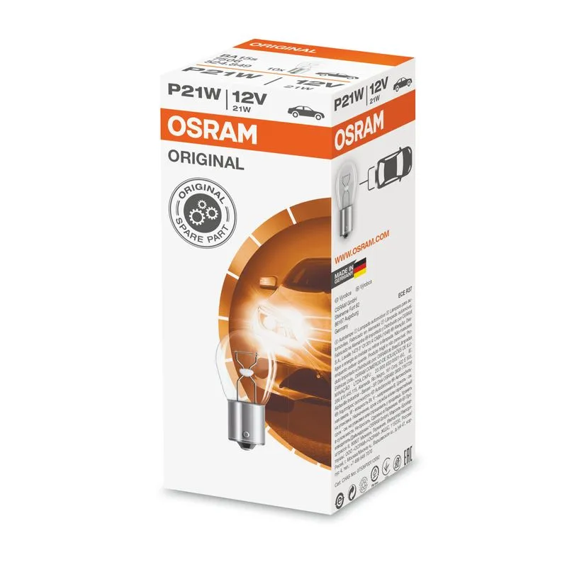 LAMPA 12V 21W P21W BA15S OSRAM - Image 2