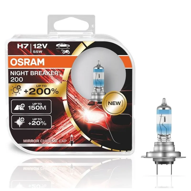 LAMPA GAR H7 12V 55W +200% NIGHT BREAKER® - Image 2