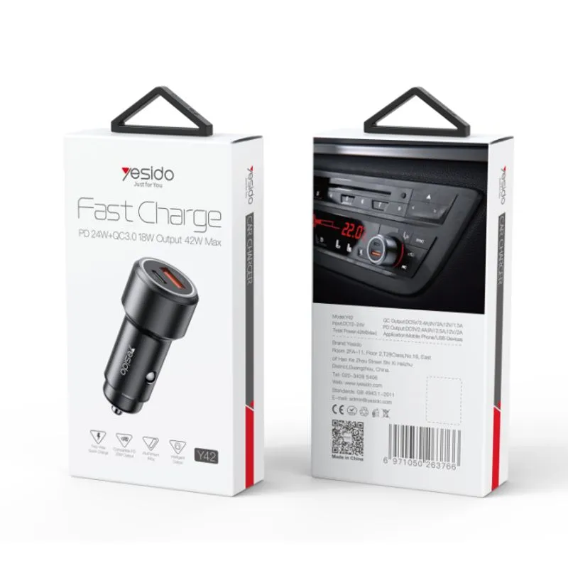MBUSHES TELEFONI FAST CHARGE TYPE-C & USB 12V 42W - Image 5