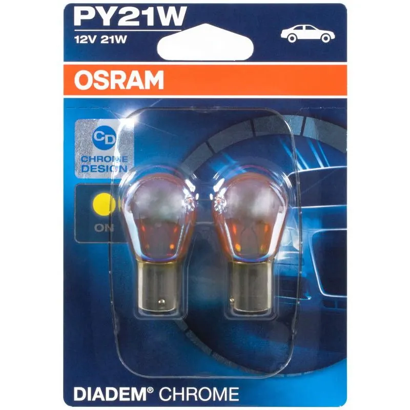 LAMPA 12V 21W PORTOKALL DIADEM BAU15S