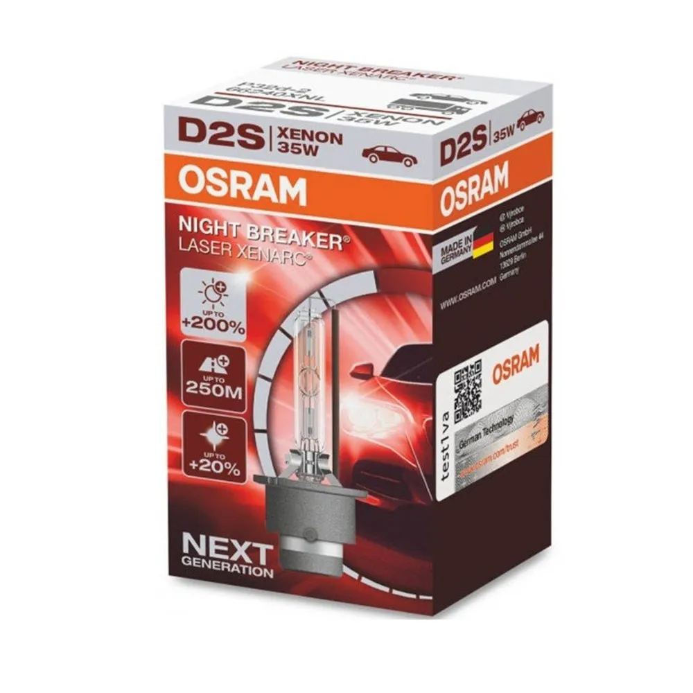 LAMPA D2S 12V/24V 35W +200% NIGHT BRAKER ®