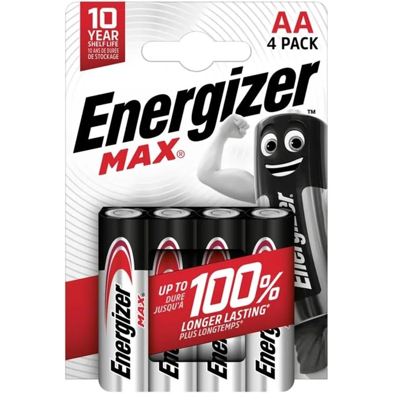 BATERI ALKALINE AA LR6 ENERGIZER
